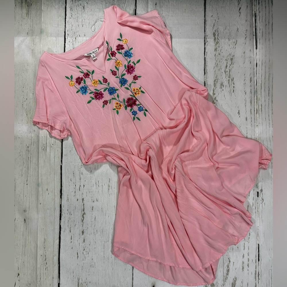 Pioneer Woman Embroidered Umbrella Dress